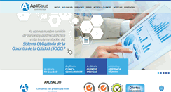 Desktop Screenshot of aplisalud.com