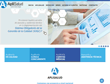 Tablet Screenshot of aplisalud.com